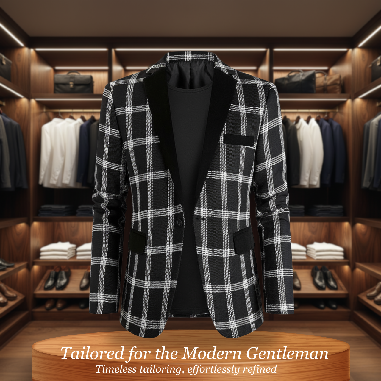 Ethan | Men’s Plaid Blazer