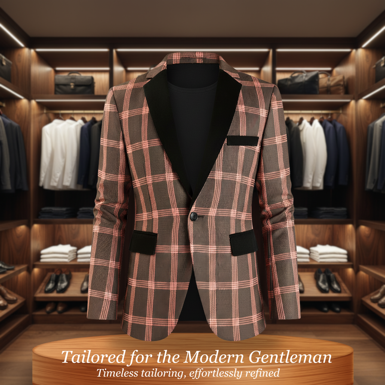 Ethan | Men’s Plaid Blazer