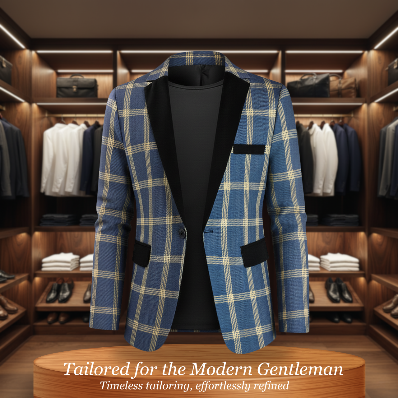 Ethan | Men’s Plaid Blazer