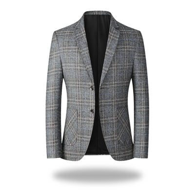 Peter | Tailored Plaid Jacket for Business and Beyond
