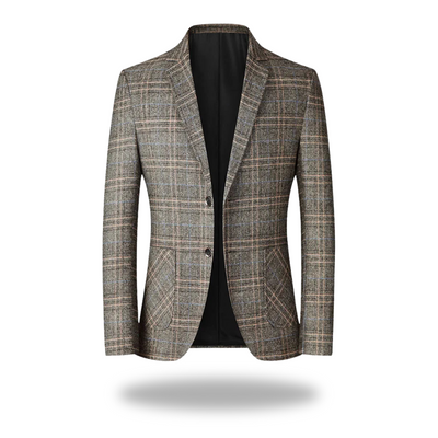 Peter | Tailored Plaid Jacket for Business and Beyond