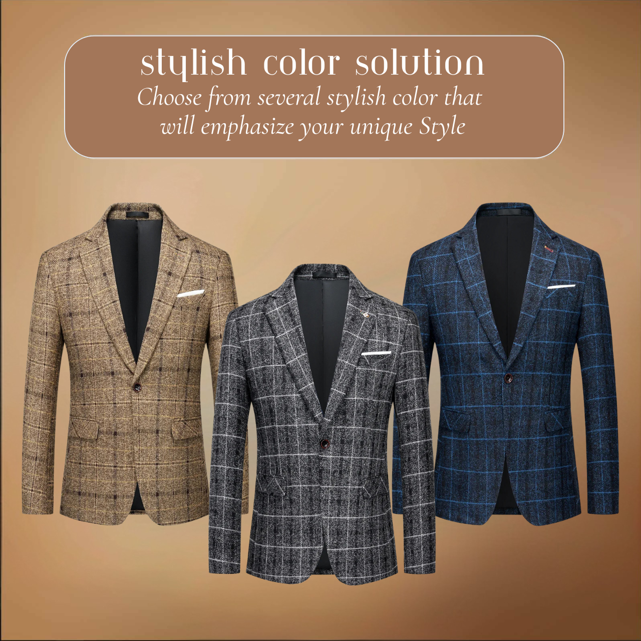 Glen | Classic Check Wool-Blend Jacket for Modern Versatility