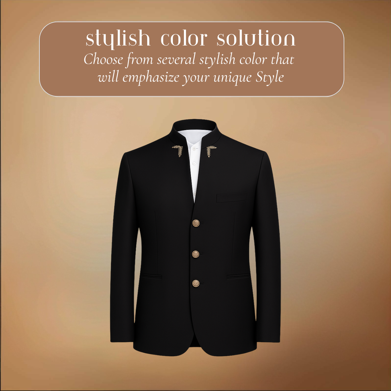 Lucas | Classic Stand Collar Jacket with Timeless Appeal