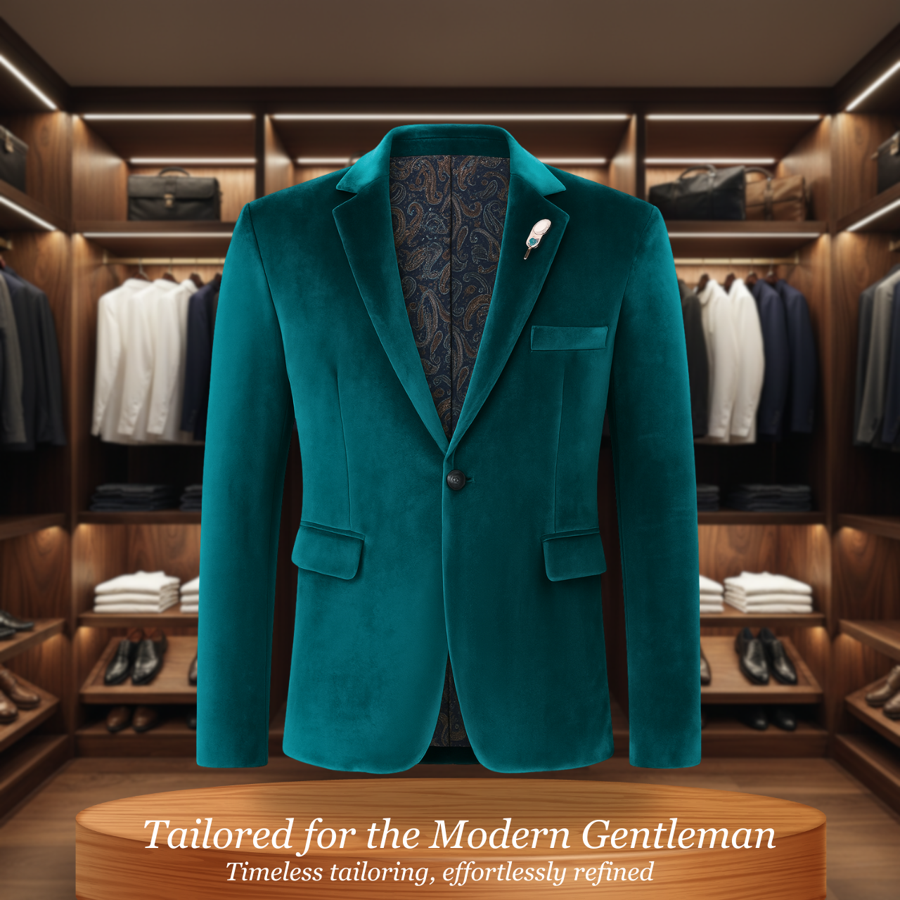 Theodore | Paisley Lined, Perfectly Tailored