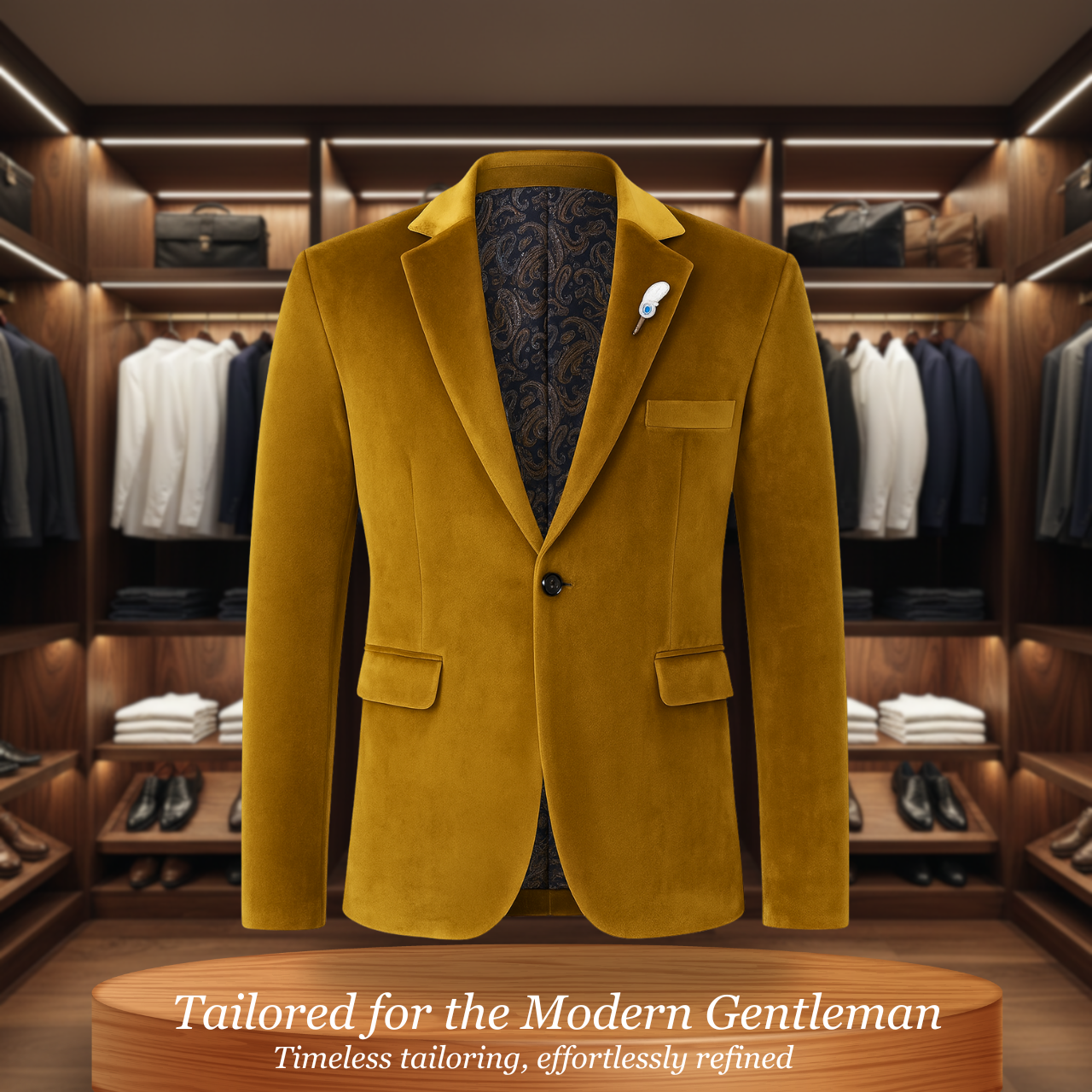 Theodore | Paisley Lined, Perfectly Tailored