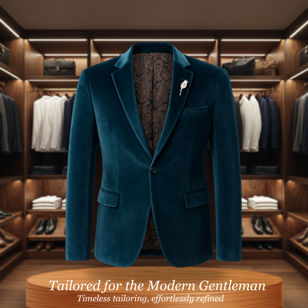 Theodore | Paisley Lined, Perfectly Tailored