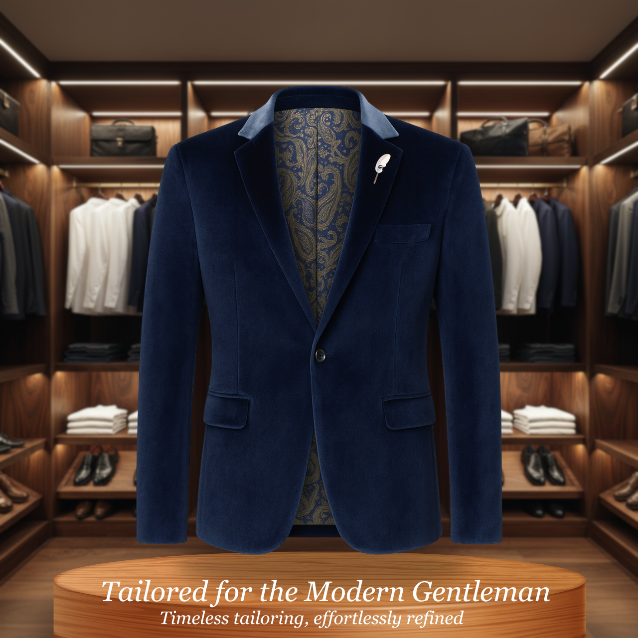 Theodore | Paisley Lined, Perfectly Tailored