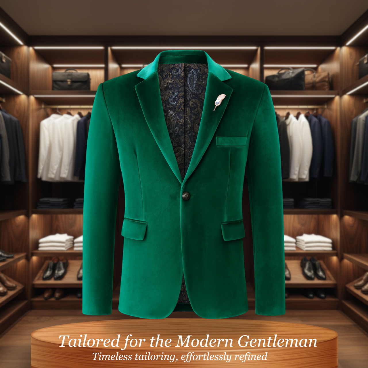 Theodore | Paisley Lined, Perfectly Tailored