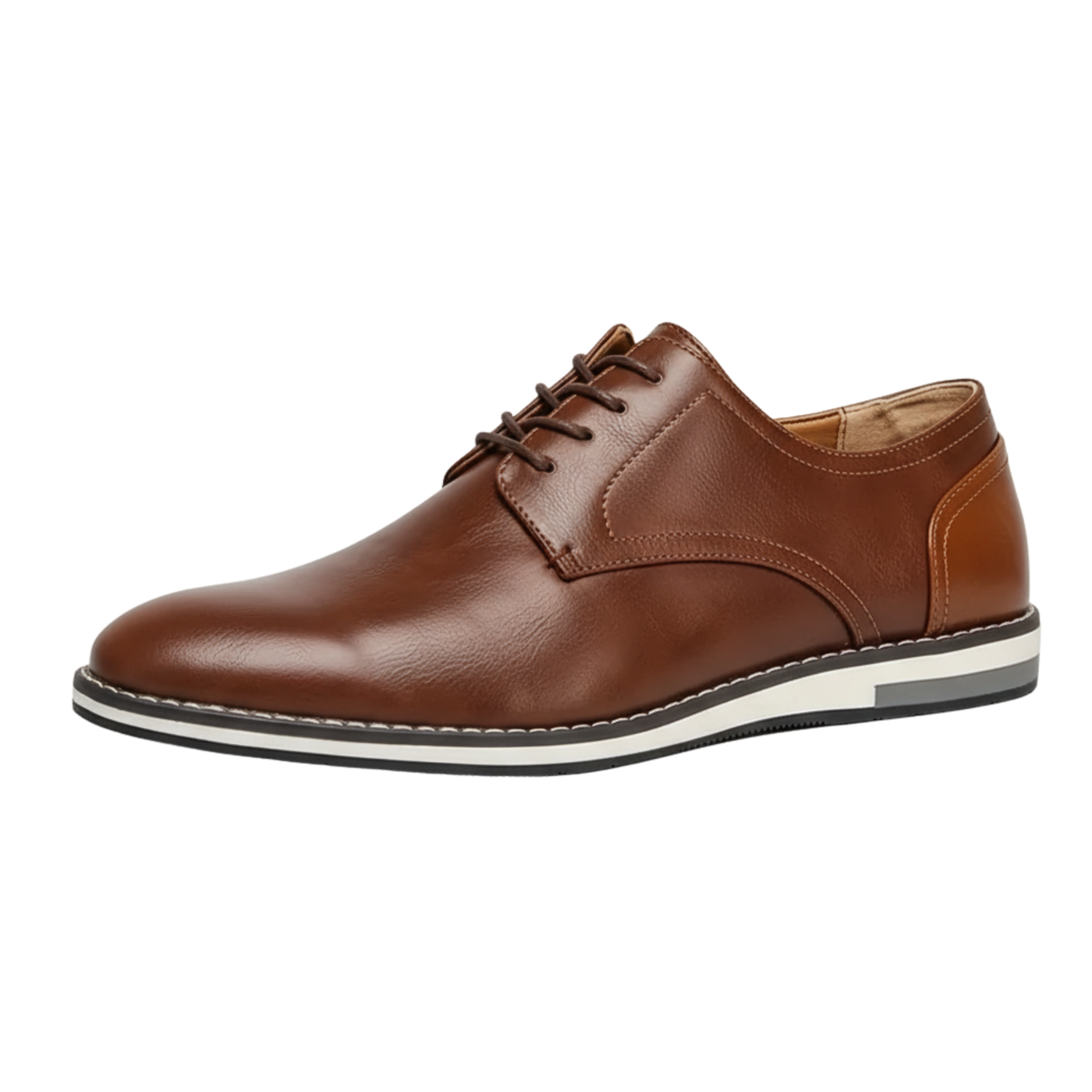 George | Men's Brown Lace-Up Shoes