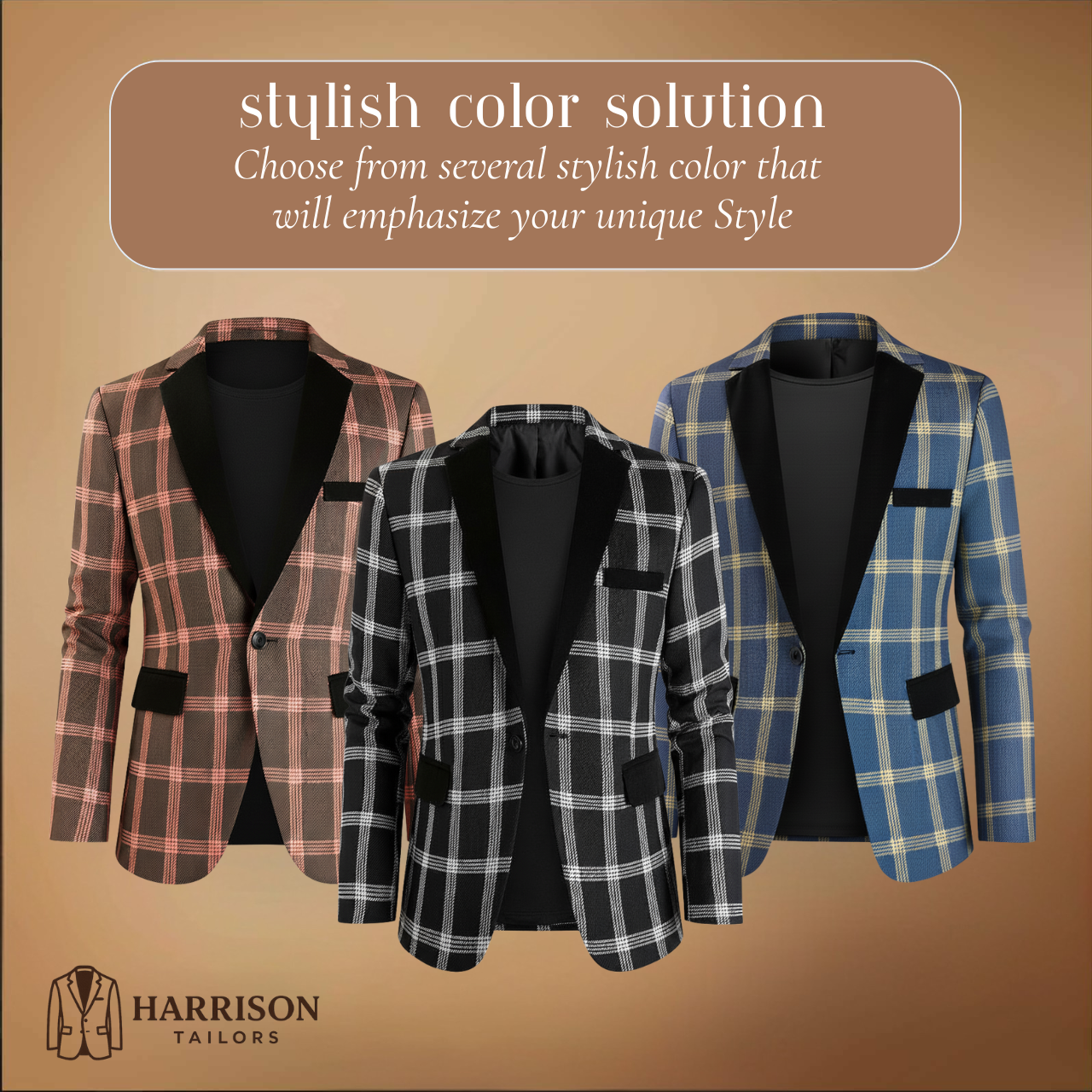 Ethan | Men’s Plaid Blazer