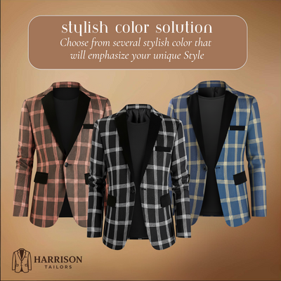 Ethan | Men’s Plaid Blazer