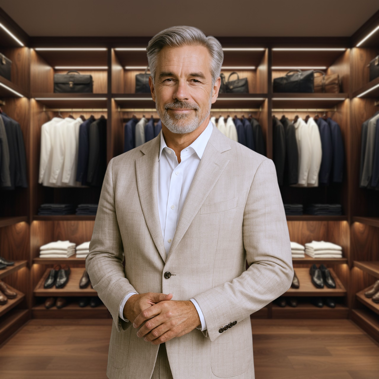 Morgan™ | Linen-Wool Blend Blazer