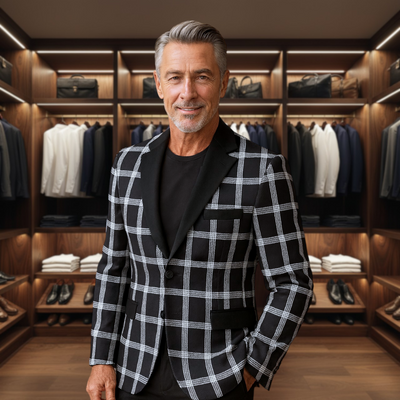 Ethan | Men’s Plaid Blazer