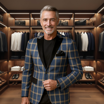 Ethan | Men’s Plaid Blazer