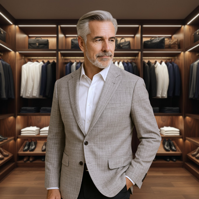 Morgan™ | Linen-Wool Blend Blazer